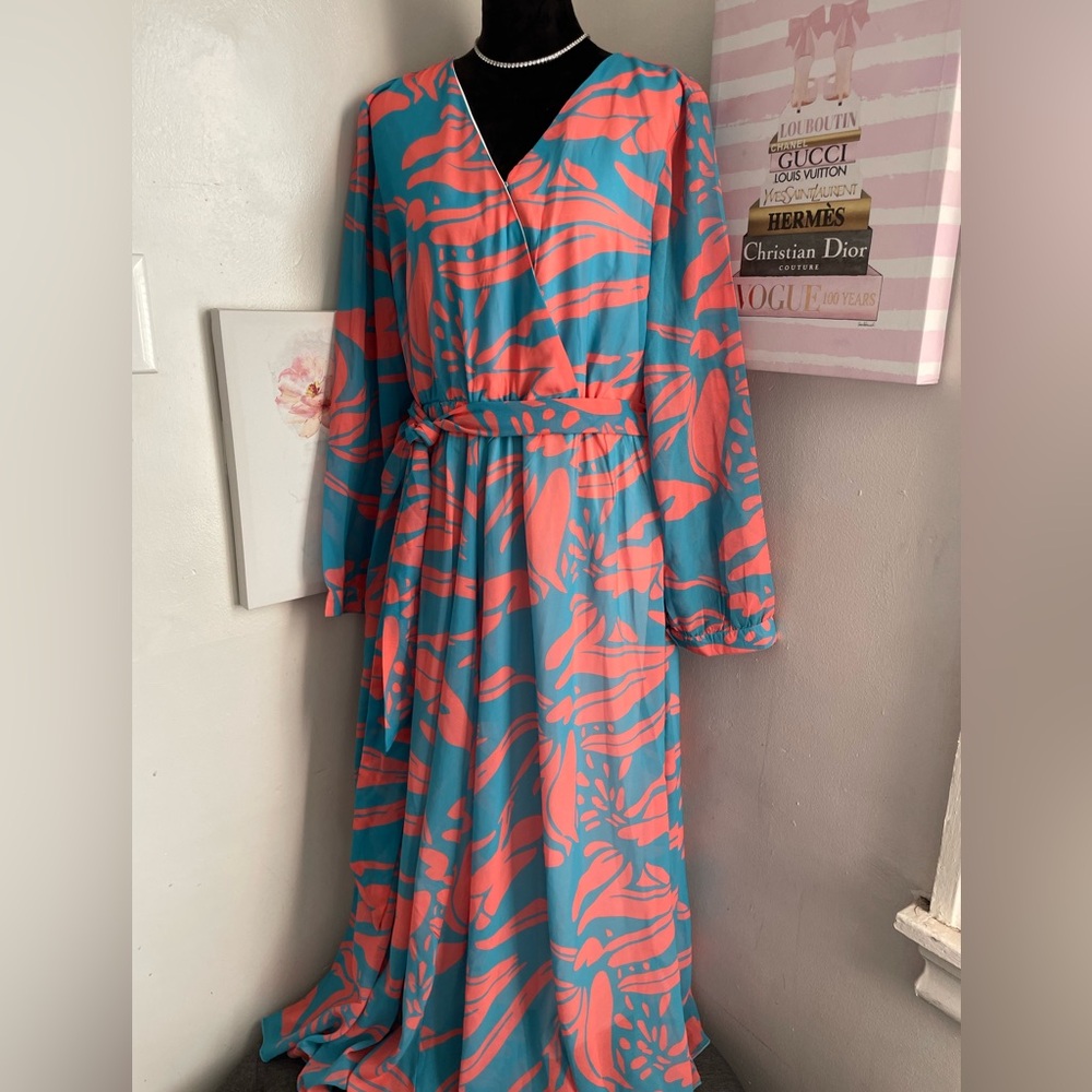 Bright Wrap dress 👗